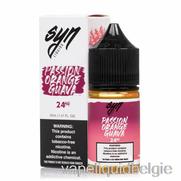 Vape Vloeibare Passie Oranje Guave - Synzouten - 30 Ml 48 Mg